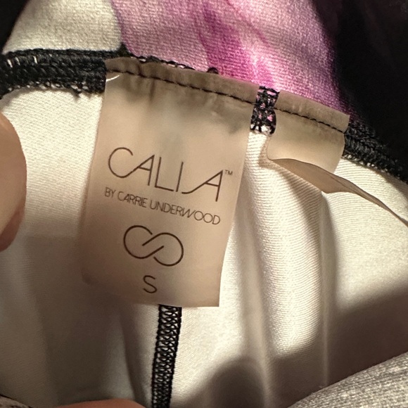 CALIA by Carrie Underwood Floral Leggings - Black and Pink - Picture 4 of 10